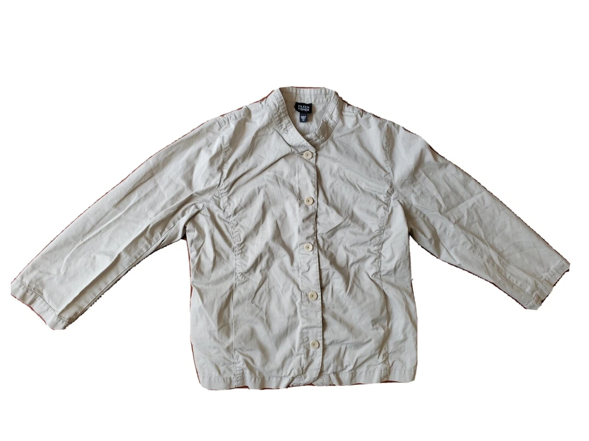 Eileen fisher mandarin collar hotsell jacket
