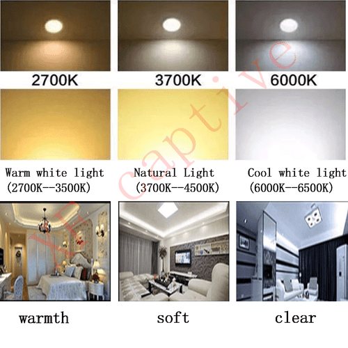 10-60PC 7W 3-Color Dimmable LED Recessed Downlight Spotlight Recessed Ceiling US - Picture 5 of 9