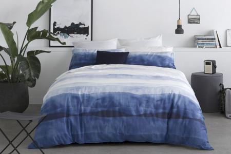 SHERIDAN KORRA QUEEN QUILT COVER SET IN BREEZE BRAND NEW - Picture 1 of 1