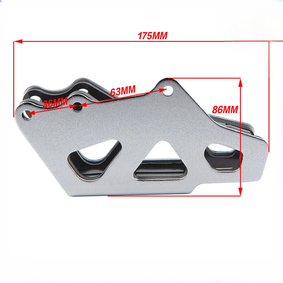 For Suzuki RM 125/250/250Z RMZ 250/450/450Z DRZ 400S/400E Rear Chain Guide Guard - Image 3 of 4