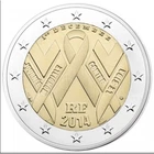 France - 2 Euro Commemorative 2014 World AIDS Day UNC - FREE SHIPPING