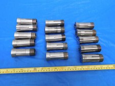 SET OF 5C COLLETS VARIOUS SIZES HARDINGE OTHERS 1" 13/16" 3/4" 7/32" MORE