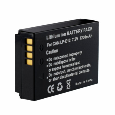 Battery for Canon LP-E12 EOS M2 M10 M50 M100 100D PowerShot SX70 HS EOS KISS X7