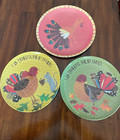 Pottery Barn Kids Melamine Thanksgiving Plates Set of 3 2-9" 1-10" Holiday