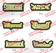 PERSONALIZED 14K GOLD PLATED NAME PLATE NECKLACE W/ COLOR ONYX BACKGROUND