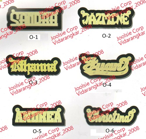PERSONALIZED 14K GOLD PLATED NAME PLATE 