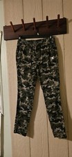 Hurley XL Boys Cotton Camo Joggers. Elastic Waist And Cuffs. Drawstring
