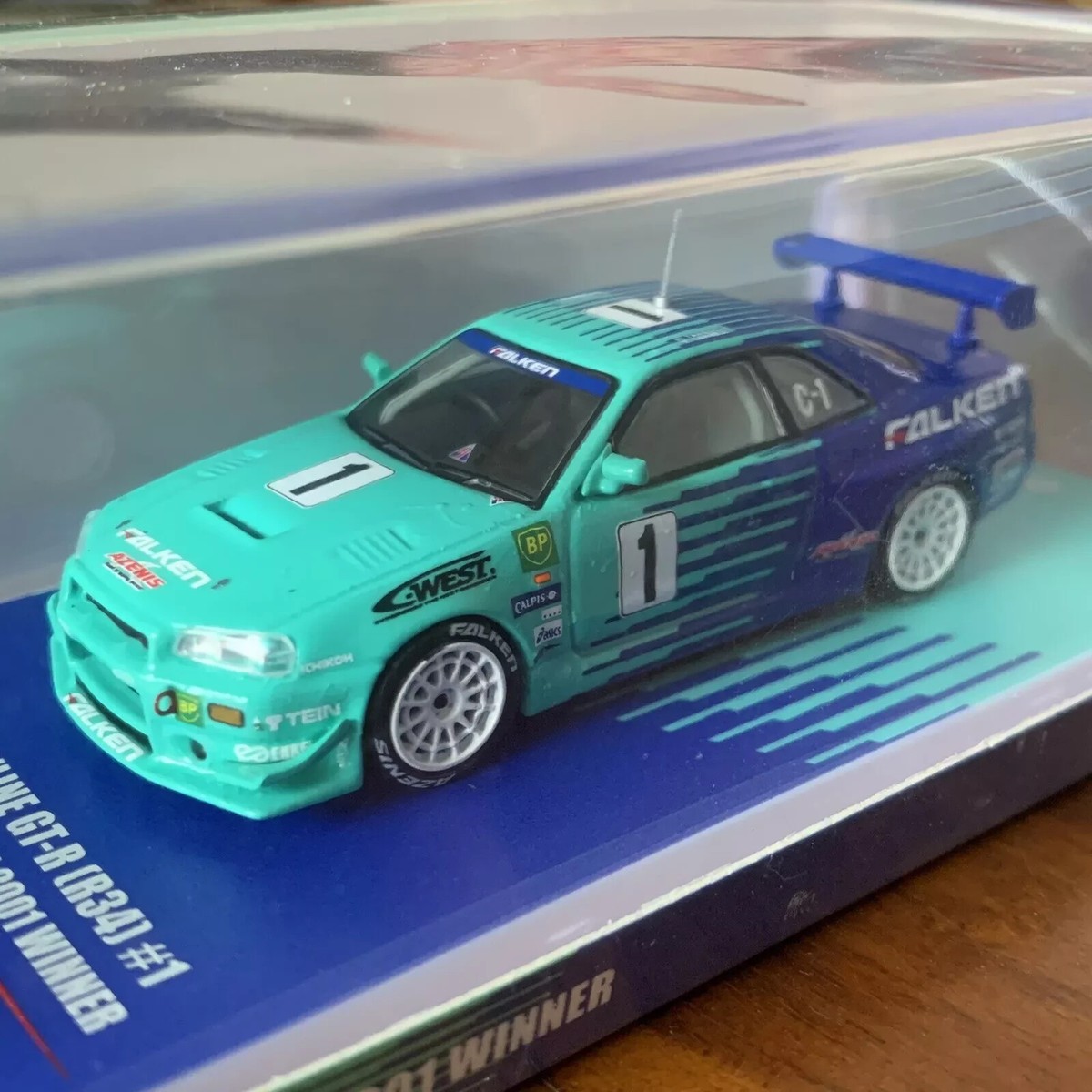 INNO MODELS 1/64 スカイラインGT-R2001 FALKEN#1 モデルインプレッション】 INNO Models 1/64 Nissan Skyline GT