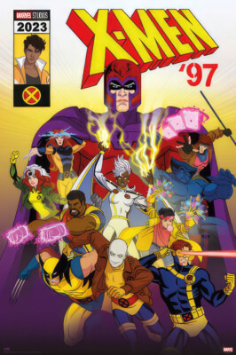 X-Men '97 - Marvel Comics TV Show Poster (Character Montage) (Size: 24'' x 36'')