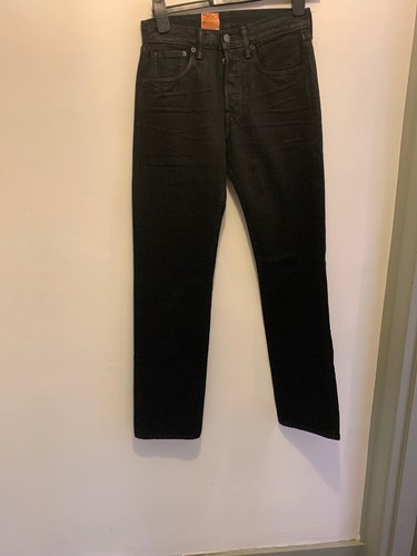 Levis 501 Button Fly Straight Leg Black Jeans W27 L32 BNWT Read Description  | eBay