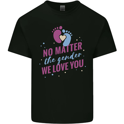 Egal welches Geschlecht Neu Baby Schwangerschaft Schwanger Herren Baumwolle T-Shirt Tee Oberteil