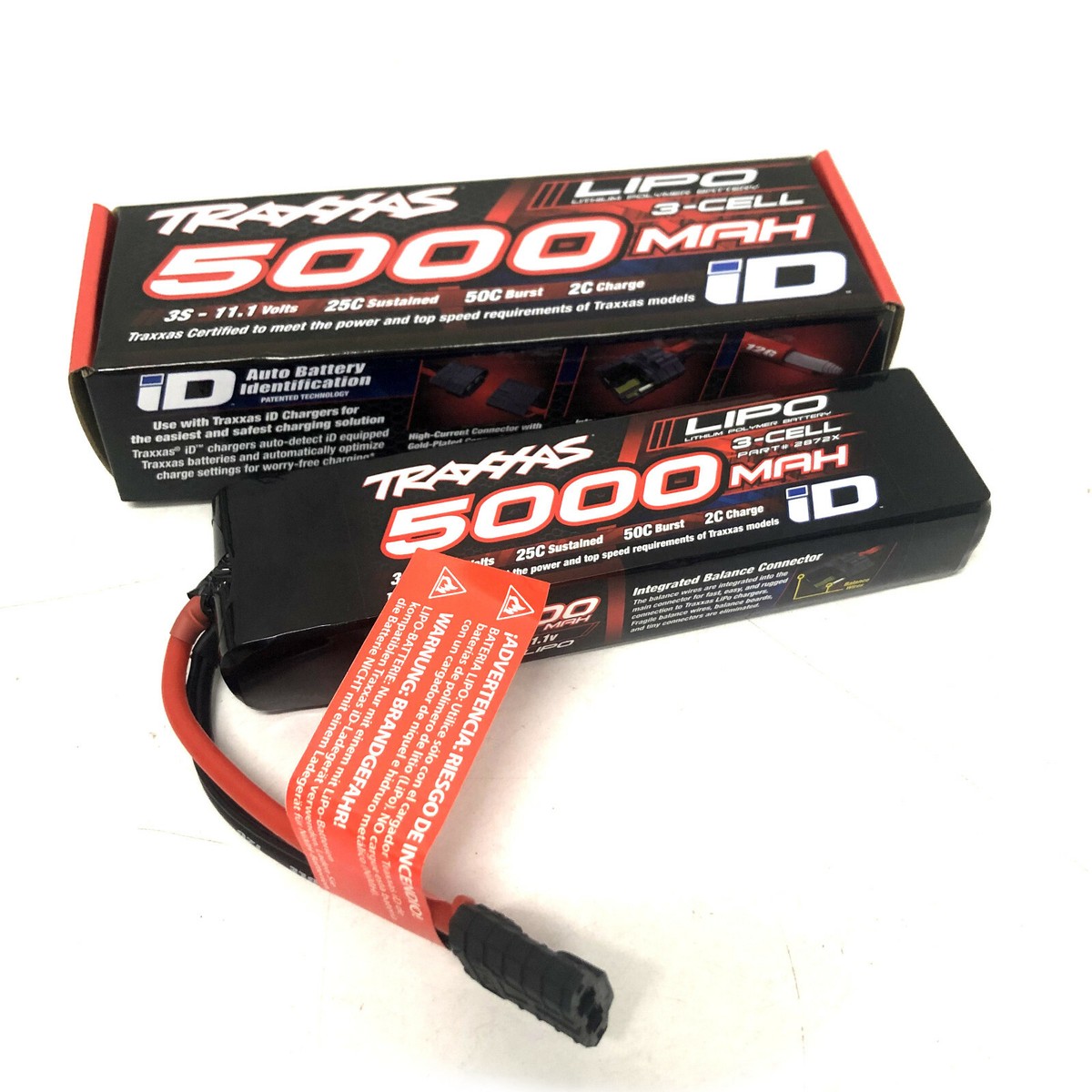 NEW TRAXXAS 11.1v 5000mah 25c iD RC LIPO BATTERY 3S 2872X