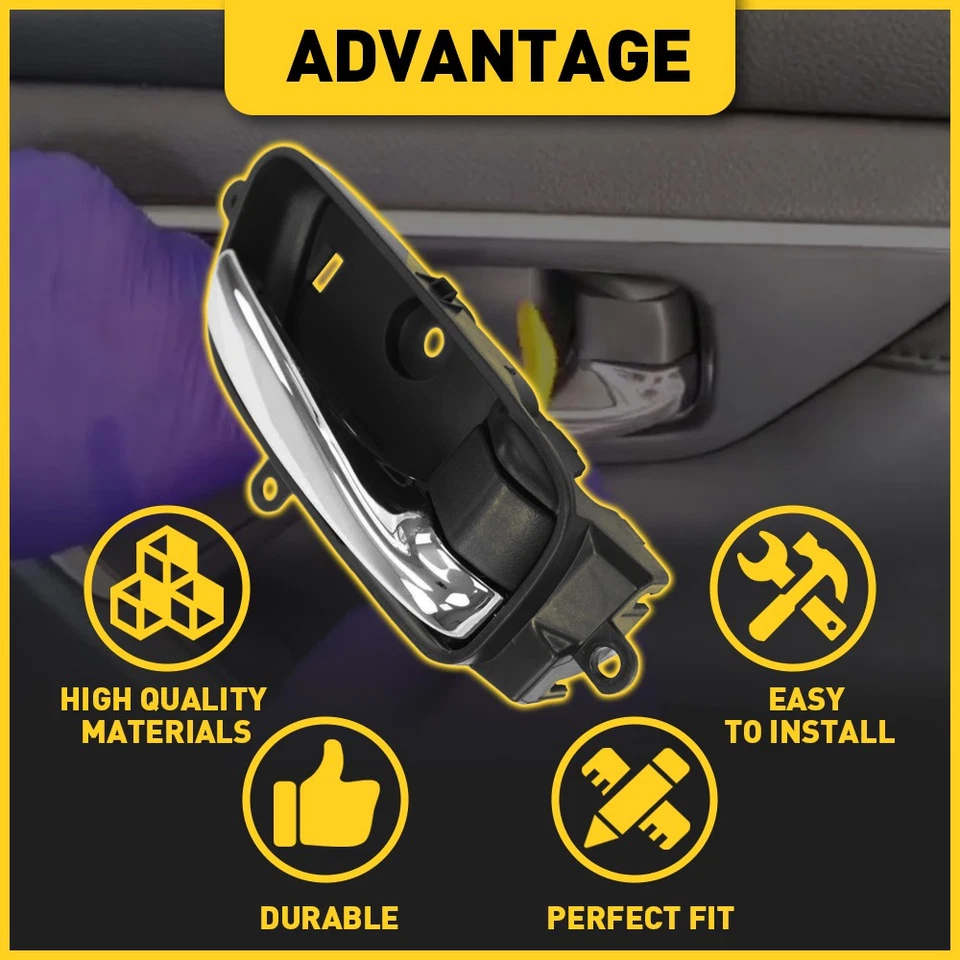 Right Passenger Side Interior Door Handle for 2013-18 Nissan Altima Pathfinder V Foto 2 de 4