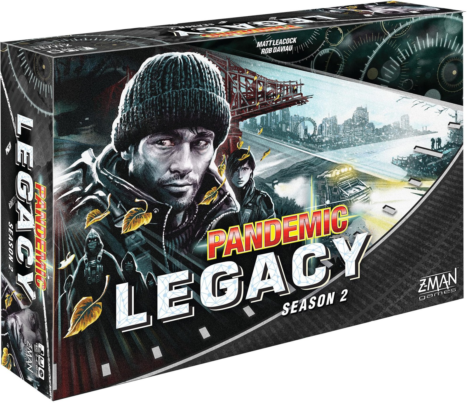 Pandemic Legacy Season 2 Board Game Black - Fight To Save Humanity From