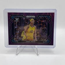 Angel Reese PURPLE WAVE VARIATION RC #38 2024 Prizm Draft Picks LSU Tigers Sky