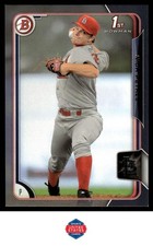 2015 Bowman #BP84 Nick Petree Prospects Silver #/499