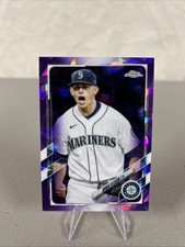 2021 Topps Chrome Update Sapphire PURPLE #US206 Chris Flexen Mariners /10!!