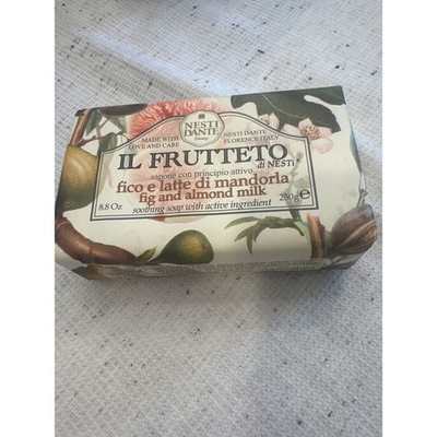 Nesti Dante Il Frutteto Fig and Almond Milk Soothing Soap 8.8 Oz Made in Italy