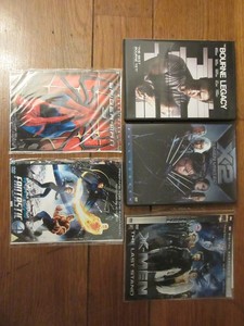 7 Action Film Lot: Bourne, X-Men: X2/The Last Stand, FF, SM3, Mummy 3, Avengers