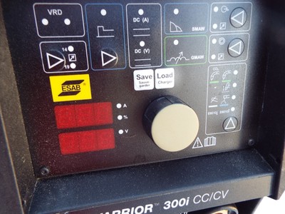 ESAB 0558102558 WARRIOR 300i CC/CV MULTI-PROCESS WELDER STICK TIG MIG new no BOX