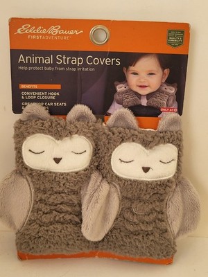 Eddie Bauer Owl Carseat/Stroller Strap Covers NWT
