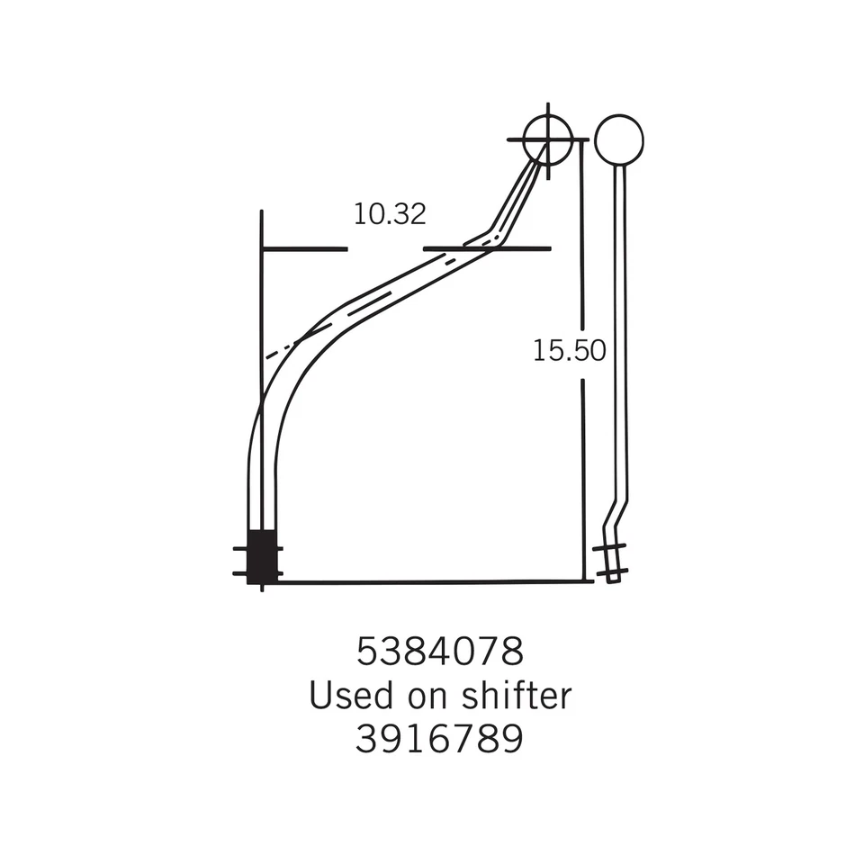 3916789 Hurst Competition/Plus 4-Speed Shifter - Mopar - Image 3 of 3