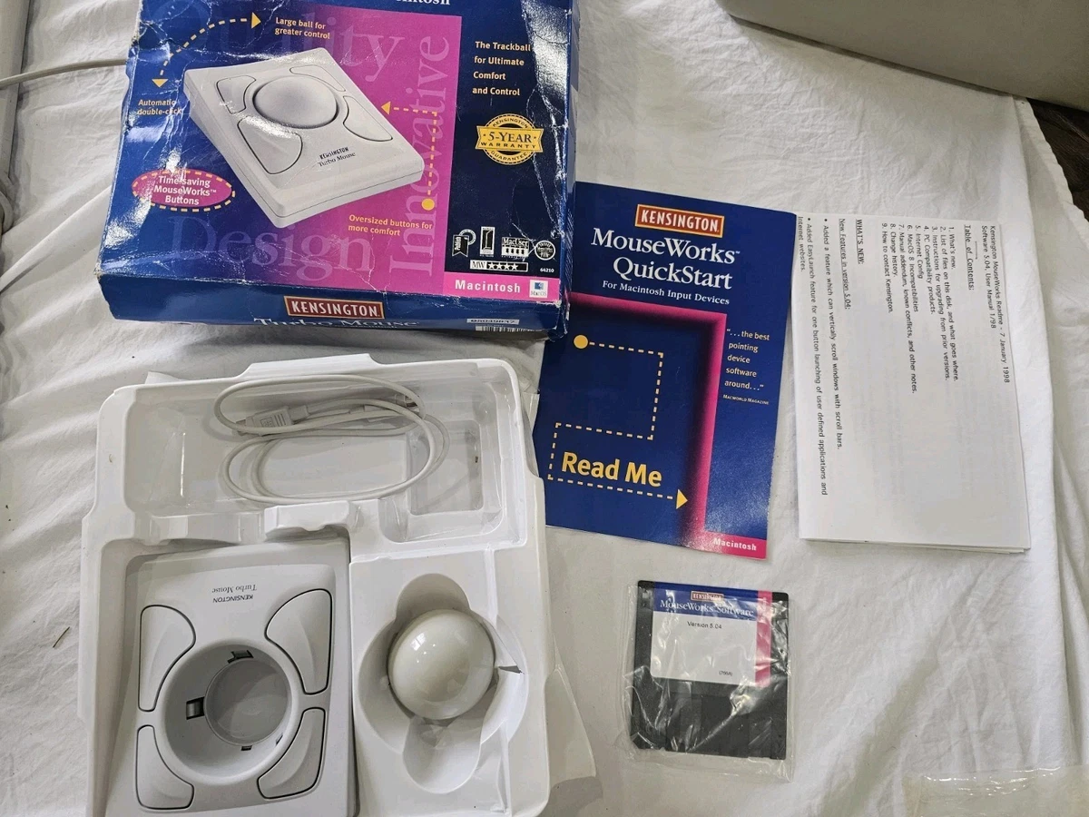 Kensington Serial (RS-232) Computer Mice, Trackballs & Touchpads