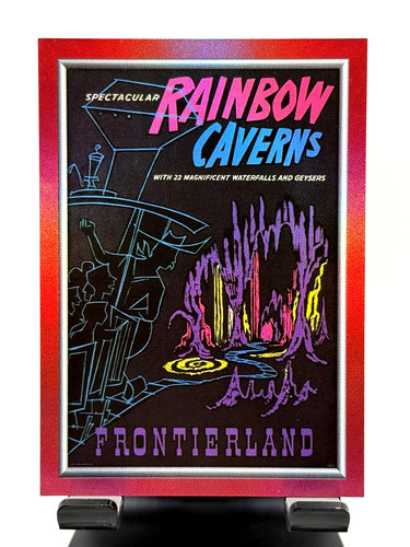 Rainbow Caverns [Black Foil] #P-9 2025 Topps Disneyland 70th Anniversary Poster card