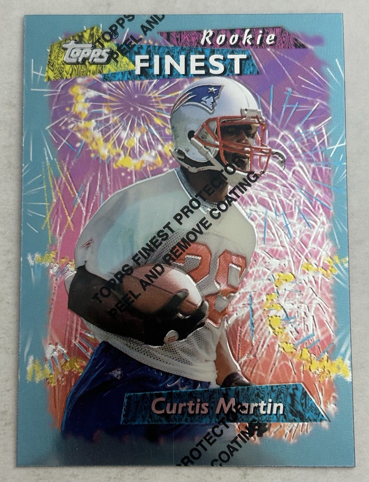 Curtis Martin #264 (Football Cards 1995 Topps Finest) — is it worth grading?