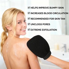 Exfoliating Glove for Body & Face - Bath & Shower Scrub for Deep Cleaning