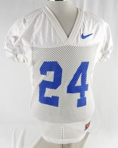 2016-19 Boise State Broncos #24 Game Used White Practice Jersey M 495