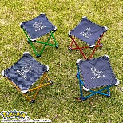 ロゴス ポケモン 7075 CUBIC CHAIR Pokemon x LOGOS Collaboration Cubic Chair Camping Outdoor 8 x 8