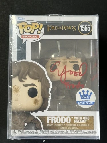 Elijah Wood Signed The Lord of the Rings Funk Pop #1565 Frodo JSA AUTO COA