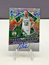 2021-22 Panini Mosaic Grant Williams Silver Fast Break Prizm Auto Boston Celtics