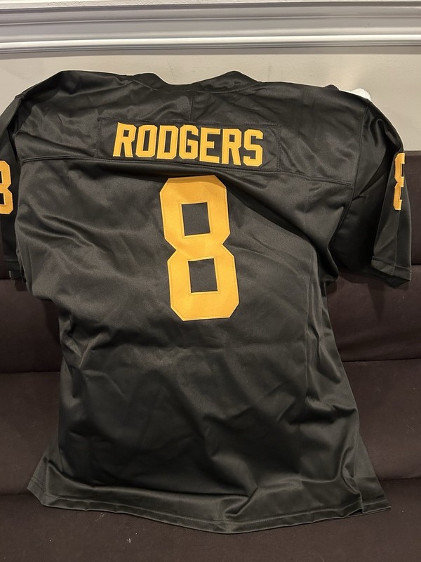 Aaron Rodgers Pittsburgh Steelers Black Jersey Men's 3XL NEW
