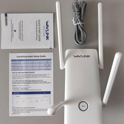 AX3000 WiFi 6 Router Repeater Wireless Amplifier Signal Booster Access Point EU