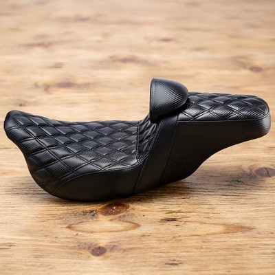 Step-Up Passenger Driver Seat  Backrest For Harley Road King Road Glide 2009-23