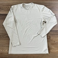 Anetik Mens Ultralight Vint UPF 30 Premium Performance Long Sleeve Shirt Beige