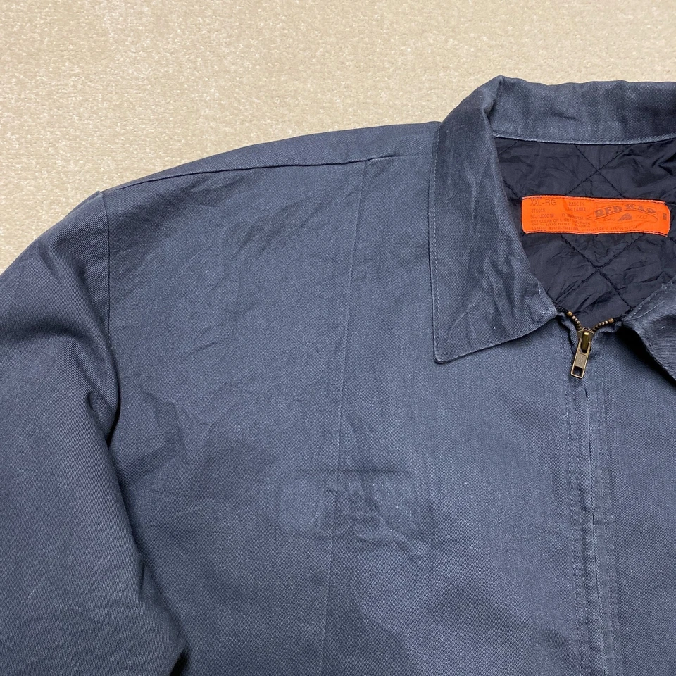 Red Kap Workwear Jacket Men's 2XL Blue Vintage 80's Mechanic - Image 3 of 4