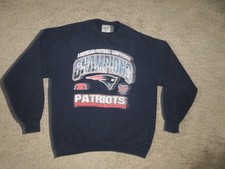 VTG New England Patriots Sweatshirt LEE SPORT AFC Champion Super Bowl XXXI SZ XL