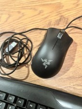 Razer Gaming Wired USB Mouse and Keyboard Bundle Black QWERTY Standard Layout