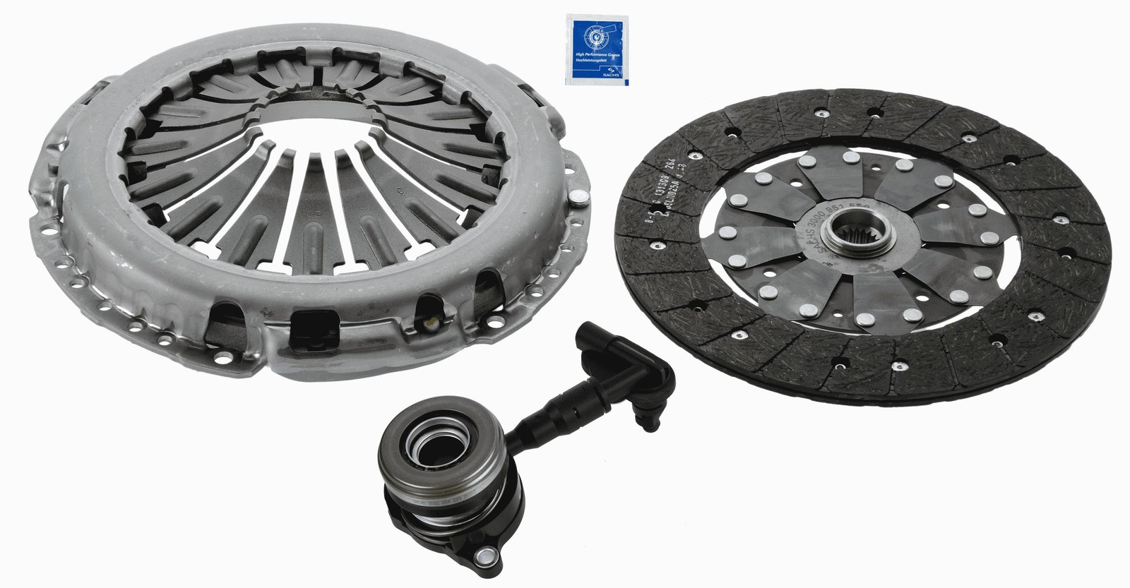 3000 990 599 Sachs clutch kit for Ford