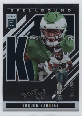 2025 Panini Donruss Elite Spellbound 464/799 Saquon Barkley #4 s1i
