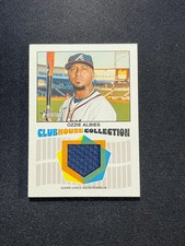 2026 Topps Heritage Clubhouse Collection Ozzie Albies #CCR-OA GU Relic KE21