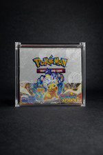 Acrylic Booster Box Display Case   UV Resistant Magnetic Display for Pok mon TCG