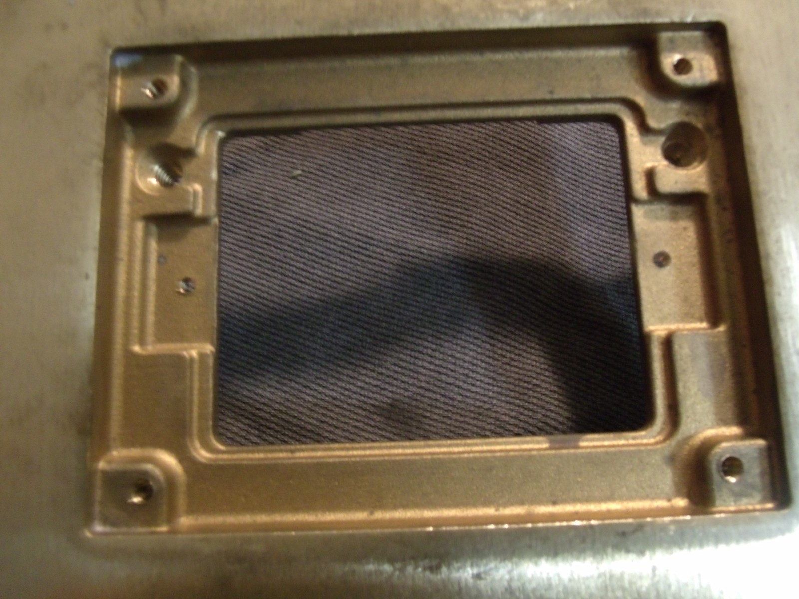 Wiremold 827B Brass 2 Gang 880 Series Floor Box