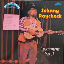 Johnny Paycheck Apartment No. 9 Vinyl Record LP VG/VG PRC100 1980