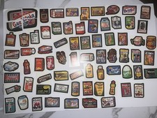 1986 Wacky Packages Album Sticker Complete Set 1-77 White Background New