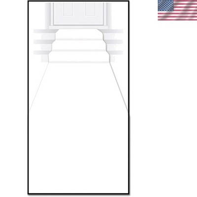 Versatile 24in x 15ft White Aisle Runner   Ideal for Weddings & Parties