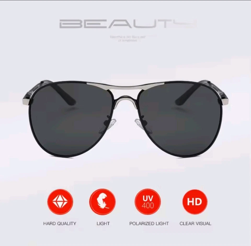 Lunette De Soleil Pour Homme Polarisées UV 400 Mercedes - Photo 3/4